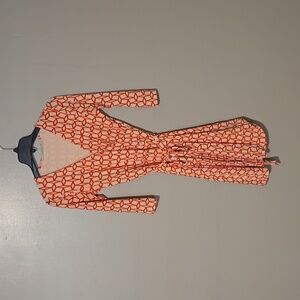 41 Hawthorn Renesme‎ Wrap Dress Coral Womens Size Small